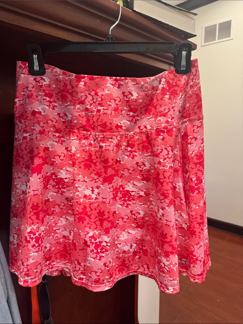 Women's Pink Floral golf skort